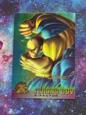 STRONG GUY Fleer Ultra X-Men Marvel 1995 X-FACTOR Chromium Insert Card #19 Mint. - Image 1 of 4