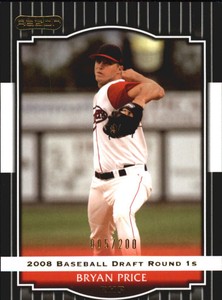 2008 Razor Signature Series Black #88 Bryan Price /200