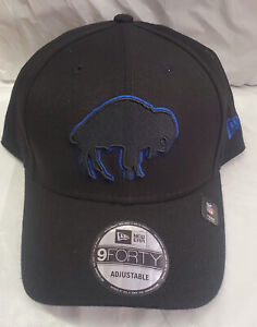 Buffalo Bills New Era Momentum 9FORTY Adjustable Snapback Hat - Black-NFL