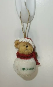 Vintage Boyd's Bear & Friends I Love Grandpa Christmas Ornaments  - Bild 1 von 7