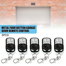 5pcs Garage Remote Control Cloning Universal Electric Gate Fob 433mhz 4 Buttons*
