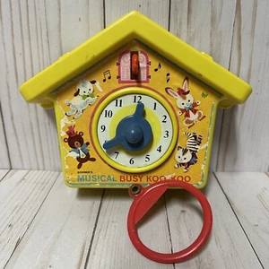 Vintage Kohners Musical Busy Koo Koo Clock Toy Works - Picture 1 of 9