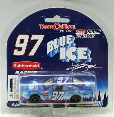 2003 Team Caliber #97 KURT BUSCH BLUE ICERUBBERMAID 1:64 листинг 100+ литая - Изображение 1 из 4