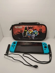 Nintendo Switch OLED Video Game Console HEG-001 Blue/Blue Joycons - Picture 1 of 4