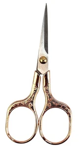 Rose Gold Embroidery Scissors, Precision Sewing Shears, Stainless Steel Thread S - Picture 1 of 7