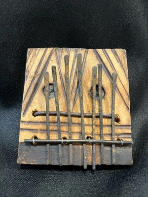 Vintage African Kalimba, Thumb Piano, musical Instrument, Handmade Great Decor - Image 1 of 4