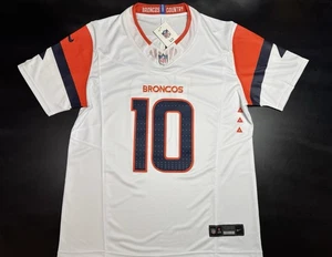 Camiseta XL Bo Nix #10 Vapor FUSE Blanca Denver Broncos Nueva con Etiquetas - Imagen 1 de 10