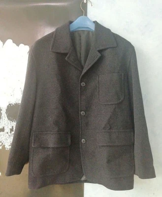 Chaqueta Blazer Yohji Yamamoto Pou Homme Manga Tejida Lana Carbón M Usada Foto 1 de 4