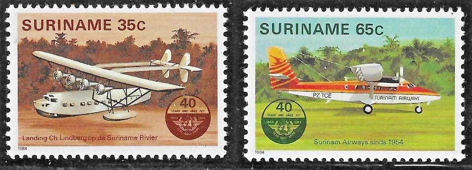 Surinam (1984) - Scott # 673 - 674, MNH Foto 1 de 1
