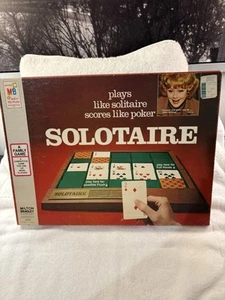 SOLOTAIRE Vintage 1973 Game Milton Bradley Lucille Ball ~ COMPLETE IN BOX - Picture 1 of 14