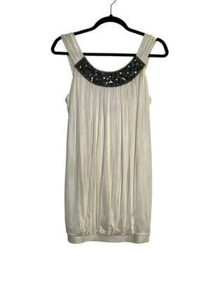 BCBG Max Azria Ivory Coquette Princesscore Sequin Balloon Bubble Dress Size 2 - Image 1 of 4