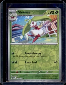 Steenee SV03: Obsidian Flames Pokémon #017/197 Reverse Holo NM+ - Imagen 1 de 2