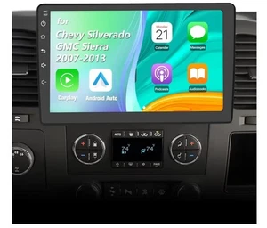 Pantalla táctil estéreo de 10" con Carplay inalámbrico para Tahoe Sierra Yukon 2007-2013  - Imagen 1 de 6