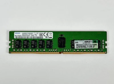 HPE HP 1x 8GB 1Rx4 PC4-2133P-R Reg RDIMM ECC DDR4 Server RAM Memory 752368-081 - Image 1 of 4