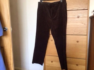 Mens Dark Brown Cord Trousers, 38waist 30” Inside Leg, Worn Once! - Picture 1 of 7