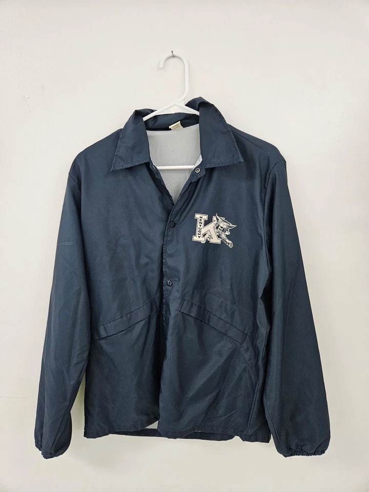 Jaqueta Vintage Anos 70 Kentucky Wildcat Sportsmaster Primeiro Logotipo - Imagem 1 de 4