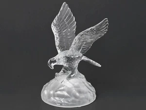 Amerika Weißkopfseeadler 24% Bleikristall Figur Vintage 70er Made in France *NEUWERTIG* - Bild 1 von 11