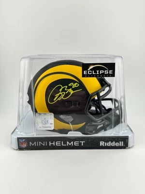 伊萨克·布鲁斯签名公羊队 Eclipse Speed 迷你头盔 (贝克特) WG38610 — 第 1/4 张图片