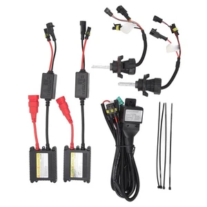 ˘6000K DC12V Xenon Bulb Kit 55W High Brightness Long Life Soft Light Energy - Picture 1 of 12