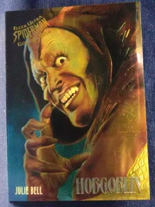 1995 Fleer Ultra Spider-man HOBGOBLIN #3 of 9 Golden Web Insert Card - Foto 1 di 2