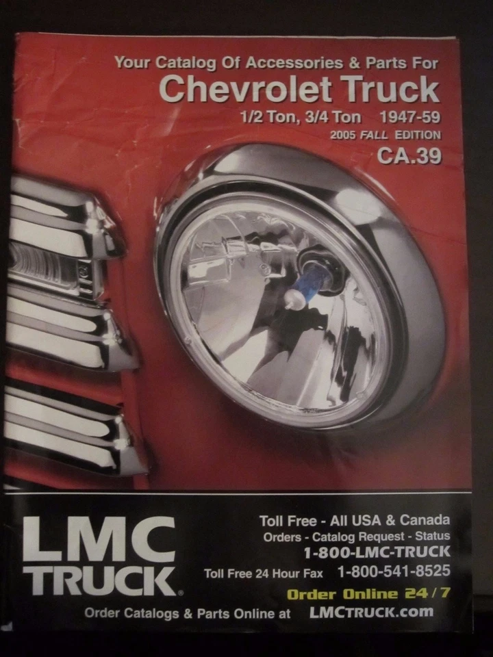Catálogo accesorios piezas camioneta Chevrolet 1947-1959 2005 otoño (ZZ) Foto 1 de 1