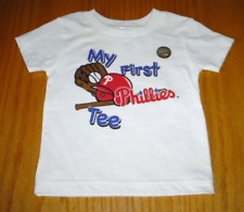 New  MLB Philadelphia Phillies First Tee White T-Shirt Baby Boy size 12 months