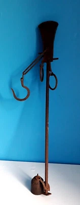 Ancien PESON BALANCE ROMAINE  longueur 86 cm - Photo 1/4