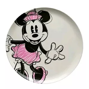 Zak Designs Disney Minnie Mouse Melamine Dinner Plate 10 Inch Indoor Outdoor - Picture 1 of 1