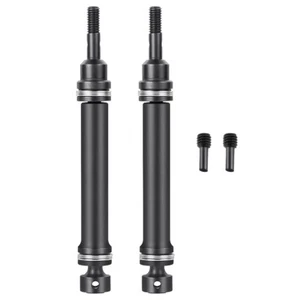 2pcs Hard Steel Drive Shafts CVD Universal Front/Rear for 1/16 TRX E-REVO Summit - Picture 1 of 8
