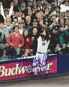 NY Yankees Charlie Hayes W. Series Last Out & 96 WS 8x10 Photo Last Out added * - Picture 1 of 1