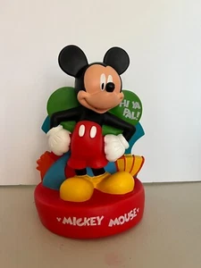 Seltene Vintage Disney Mickey Mouse Vinyl Münze Sparschwein 9" Peachtree Playthings - Bild 1 von 7