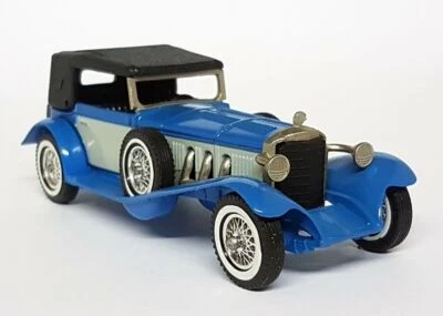 Matchbox Y-16 1928 Mercedes SS Light Blue / Grey Whitewall Tyres Made in England - Image 1 of 4