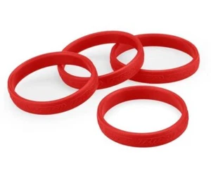 J Concepts - RM2 Red Hot Tire Bands, Red, for 1/10th and 1/8th Off-road Tires - Picture 1 of 1