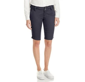 Dickies Girl Junior's 11" 4 Pocket Double Button Bermuda Short, 9, Navy AE2545 - Picture 1 of 2