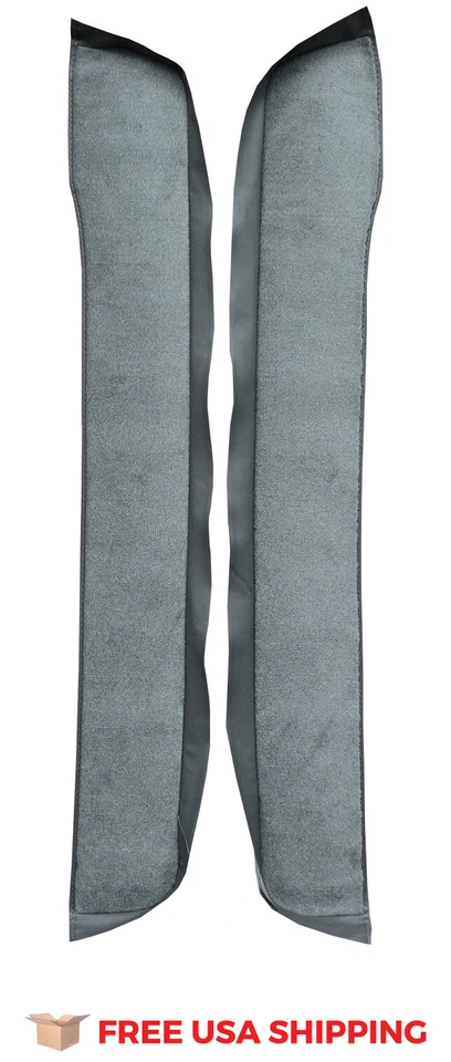 ACC FITS 1987-1989 Ford Mustang Convertible Inserts Door Panel 2pc Carpet Foto 1 de 1