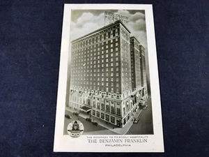 W3-49 VINTAGE POSTKARTE - THE BENJAMIN FRANKLIN HOTEL PHILADELPHIA, PA - Bild 1 von 5