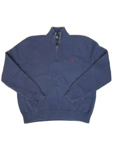 Vintage Strick Polo Ralph Lauren Blau Retro Gr. XL - Bild 1 von 3