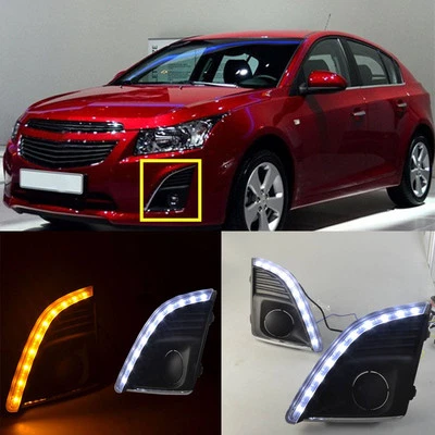 Kit de señal de giro de lámpara LED DRL para Chevrolet Cruze 2012-14 luz de circulación diurna s Foto 1 de 4