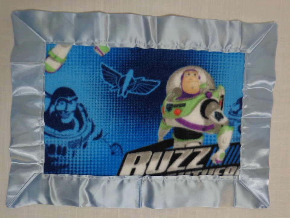 Manta de seguridad de lana hecha a mano para bebé/mascota/muñeca - Buzz Lightyear 14 X 19  Foto 1 de 1