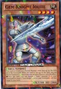 YU-GI-OH GEM-KNIGHT IOLITE TERMINAL DE DUELO COMÚN COMO NUEVO DT06-EN068 - Imagen 1 de 1
