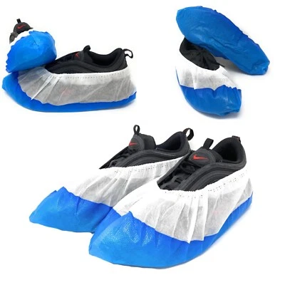 50 PZ COPRISCARPE MONOUSO CPE + TNT ALTA RESISTENZA VISITATORE PISCINA FAI DA TE - Immagine 1 di 4