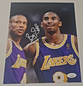 BYRON SCOTT "LAKER GREAT" SIGNED 8X10 PHOTO JSA COA SHOWTIME KOBE BRYANT - Picture 1 of 2