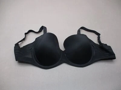 Sujetador 36DDD Felina para mujer negro con aros forrado cierre trasero cobertura completa 7Q Foto 1 de 4