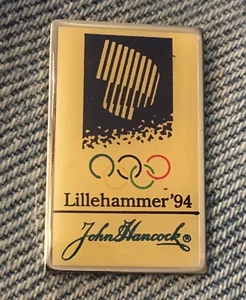 1994 Lillehammer Olympic Pin ~ Sponsor ~ John Hancock by HoHo NYC - Picture 1 of 2