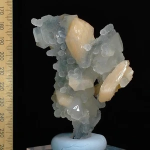 Chalcedony stalactite crystal tree w/ Apophyllite Stilbite Watch Video 522ct - Picture 1 of 9