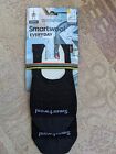 SmartWool 2 pack Hide & Seek Women No Show Black Liner Socks 60% Wool Large
