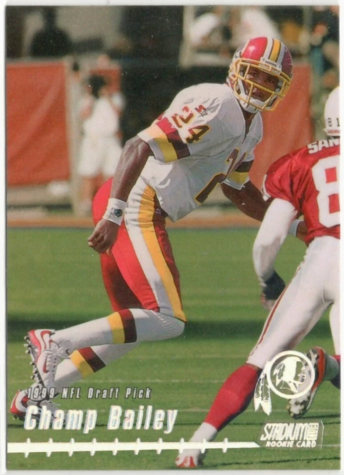 1999 Topps Stadium Club Champ Bailey Rookie Card #153 Redskins - Image 1 of 1
