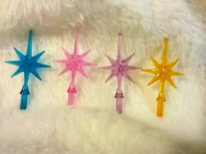 4 Small Snowflake Stars For Ceramic Christmas Tree. Toppers - Picture 1 of 10