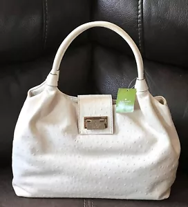 Kate Spade New York Umhängetasche Stevie Windsor Square Ostrich Large Top Handle Bag - Bild 1 von 9