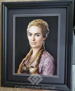 Beautifully Framed GOT Mini Poster Of Cersei Lannister Lena Headey (bl1) - Imagen 1 de 2